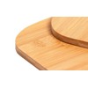 Bamboo Chopping Board Carving Meat Cutting Vegetables Cheeses and Bread