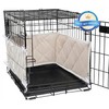 Apricot Dog Crate Training Pads - Tail Protector Bumpers, 48"X32"X10"