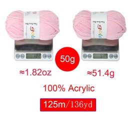 golo Acrylic Yarn 50g Blanket Yarn Acrylic Yarn for Crocheting (50g-1, Christmas Green-71)