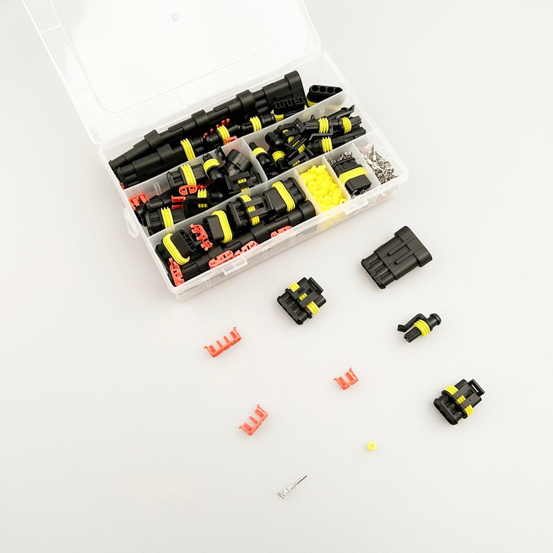 Waterproof Automotive Electrical Wire Connectors,352Pcs 26 Sets Male and Female