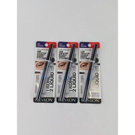 3 PACK REVLON LINE CREATOR DOUBLE ENDED LINER 1-KOHL 2- LIQUID 154 COOL AS ICE