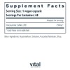 Vital Nutrients Glucosamina Sulfato V-cápsulas, 750 mg