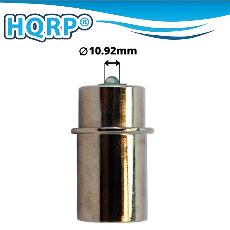 HQRP High Power Bulb 2-Pack Compatible with Mag-Lite 3-4-5-6 D/C