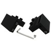 sunnates 2 PCS Barn Door Stopper for Top Track Barn