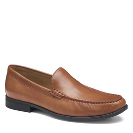 Johnston & Murphy Men's Harrison Venetian Slip On Dress Shoe, Cognac Sheepskin, 10.5 M