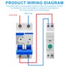 WiFi Smart Circuit Breaker, 1P DIN Rail Home Remote Control