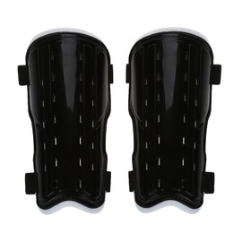 Soccer Shin Guards Shin Pads Junior Legers Shock Absorbing Shin Guards Adjustable Protective Pads 1Pair Blue Black