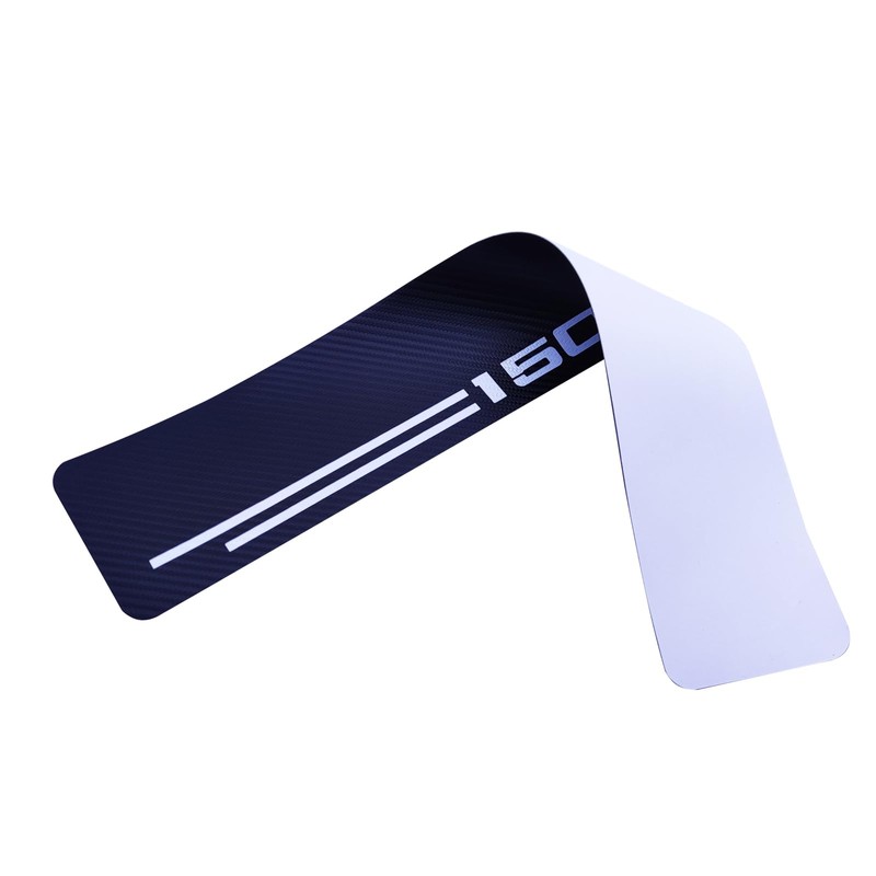 4 Pcs Carbon Fiber Car Door Sill Scuff Plate Auto