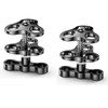 Sea frogs 2PCS Triple Ball Clamp Diving Camera Bracket Aluminum