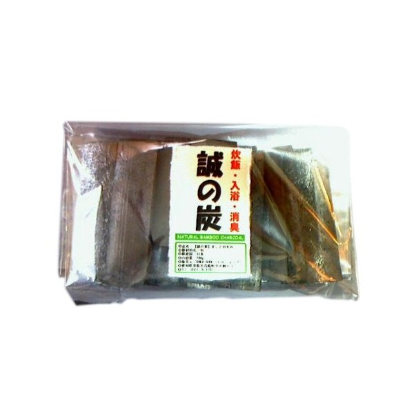 DOKA-SHOP Rice Cooking, Bathing, Deodorizing [Makoto no Sumi)] Moso bamboo grown in the Tokyo region of Gifu Prefecture, is baked in a kiln that is naturally infused with 7.1 oz (200 g)