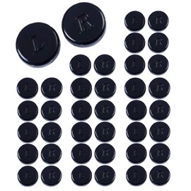 Gothic Rebel 20 PACK Black And White Leak Proof Bulk Contact Lens Cases.