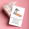 UUEFKTN Funny Birthday Card, Gym Treadmill Fitness Theme, Blank Inside