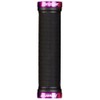 Reverse Grip Lock-On Bicycle Screw Grips Black/Purple