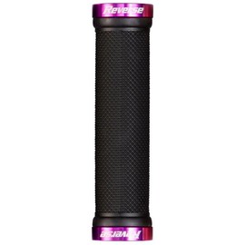 Reverse Grip Lock-On Bicycle Screw Grips Black/Purple