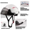 HEARMOR Construction Site Safety Helmet, EN397 Certified Adjustable ABS Safety