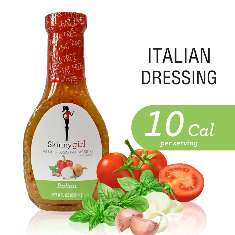 Skinnygirl Fat-Free Salad Dressing, Sugar-Free Italian, 8 Ounce