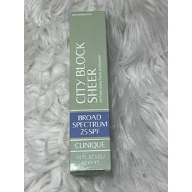 Clinique City Block Sheer SPF 25 1.4 oz / 40 ml FULL size NEW in box