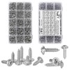 HanTof 700Pcs Tiny Phillips Pan Head with Washer Self Tapping