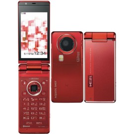 SH-06A Red Cell Phone White Rome Docomo Docomo