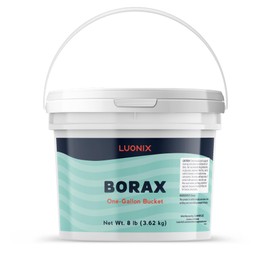 Luonix Borax, 1 Gallon Bucket, Multipurpose Cleaner, Laundry Additive