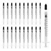 30 Pack 1ml Plastic Syringes without Needle, Luer Lock Syringes