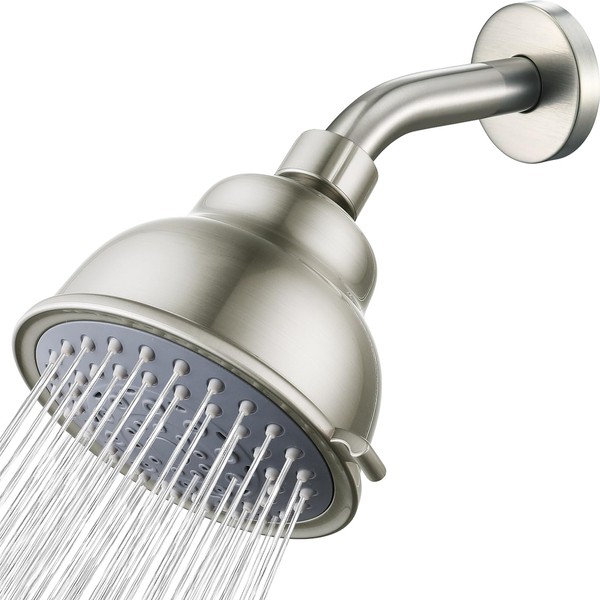 Voolan High Pressure Shower Head with Shower Arm - 5