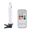 10x LED Flameless Cordless Candles Light with Clips Home Wedding