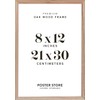 Poster Store 8x12 Oak Wood Picture Frame