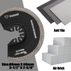 Vearter Diamond Oscillating Saw Blades 4PCS, 3-1/2'' Universal Multitool Blades