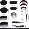 16 Pieces Hair Sponge Bump Up Volume Inserts Tool Simple
