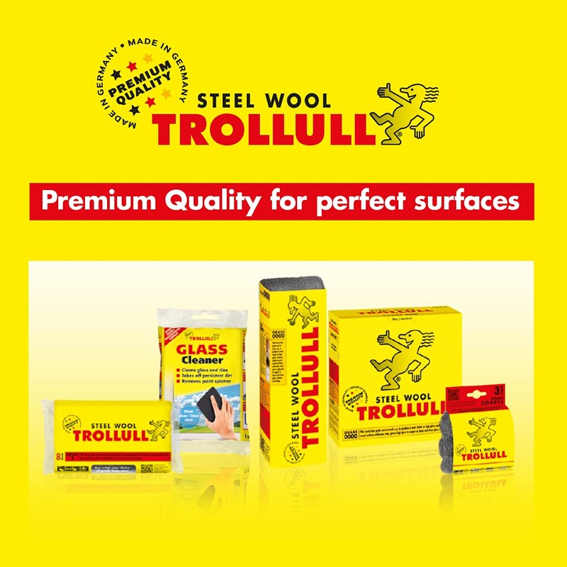 TROLLULL Steel Wool | Wire Wool Plumber’s Choice, clean copper