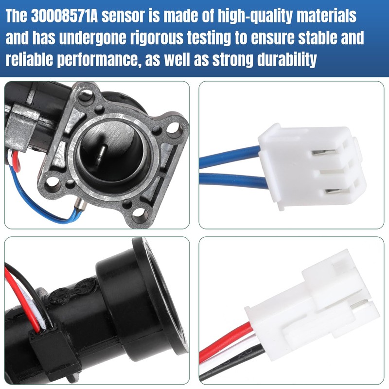 Deridi 30008571A Water Flow Sensor for Navien Tankless Water Heater