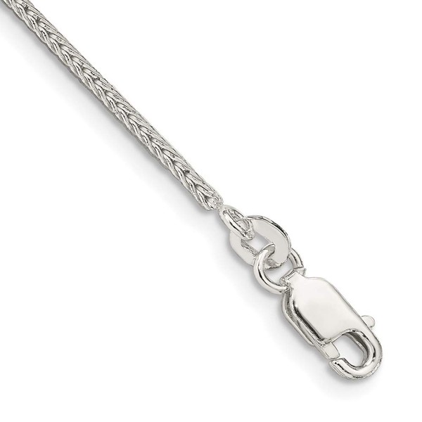 IceCarats 925 Sterling Silver 1.45mm Round Franco Link Chain Bracelet
