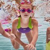 Speedo Unisex Junior Swim Goggles Skoogle Ages 3-8, Pink/Vermillion, One