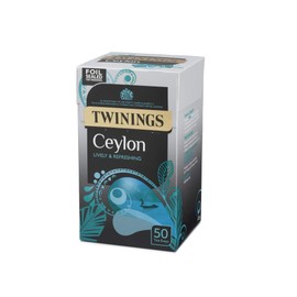 Twinings Ceylon Tea 200 Tea Bags (Multipack of 4 x 50 Bags)