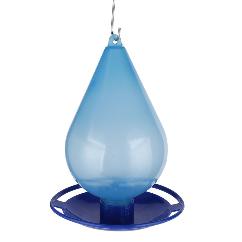 Hanging Transparent Plastic Hummingbird Feeder Outdoor Bird Feeding Device for