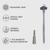 (Pack of 16) Hex Head Self Drilling 1/4" x 10"
