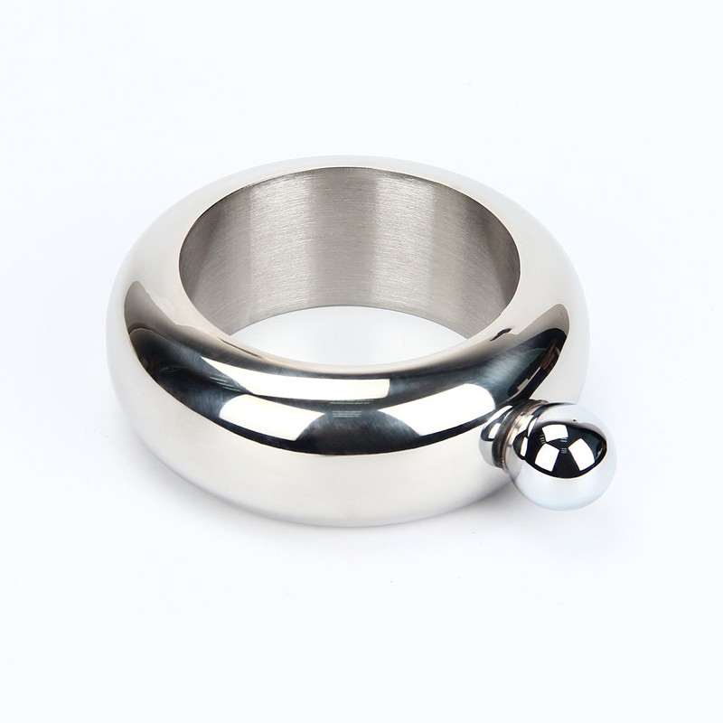 Mochiglory Bracelet Flask Hip 304 Stainless Steel 3.5 oz with