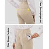 Yoga Dress Pants for Women Straight Leg Stretchy Pull On