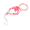 Teething Necklace Gum Massage Silicone Baby Teether Cute Bright Color