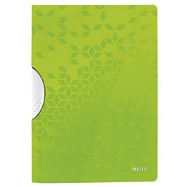 Leitz 41850054 A4 ColorClip File, 30 Sheet Capacity, Flexible Plastic, WOW Range, Green