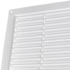 ECOPRO VENT / 4" x 4" Inch Inside Measurement/White Plastic