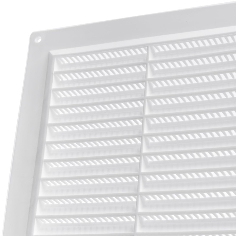 ECOPRO VENT / 4" x 4" Inch Inside Measurement/White Plastic