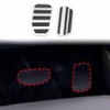 Korlot Foot Rest Accelerator Brake Pedal Pad Anti-Slip kit Fit
