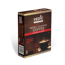 Vedic Cardiocare Instant Ayurvedic Coffee, Arjuna Infused, Caffeine Free, 170g, 85 Servings