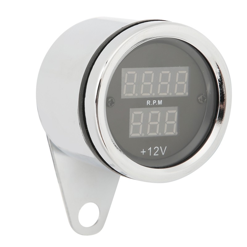 12V Motorcycle Speedometer High Accuracy Speed Gauge Odometer Universal for