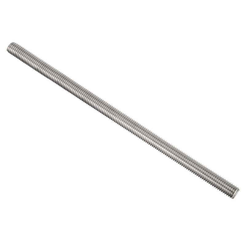Sourcingmap M12 x 250mm Fully Threaded Rod, 304 Stainless Steel,