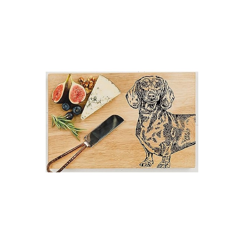 Selbrae House JS/SO/SB30/DH Serving and Chopping Board, Dachshund, Wood, 30