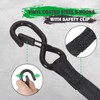 MOTO4U Retractable Ratchet Straps,1" x 6' Self Ratcheting Ratchet Tie