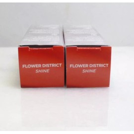 URBAN DECAY VICE HIGH IMPACT VEGAN LIPSTICK FLOWER DISTRICT SHINE 0.1OZ LOT OF 2